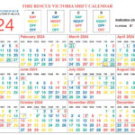 Shift Calendar – United Firefighters Union Of Australia – Victoria Throughout Printable Firefighter Shift Calendar 2025