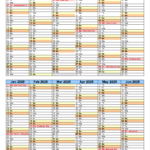 Split Year Calendars 2024/2025 (July To June)   Pdf Templates For Free Printable Calendar August 2024 June 2025