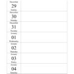 Weekly Calendar 2025 (Word, Excel, Pdf) Throughout 2025 Weekly Printable Calendar