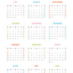 Yearly School Calendar 2024 2025 Free Google Docs Template   Gdoc.io For Free Printable Google Calendar 2025